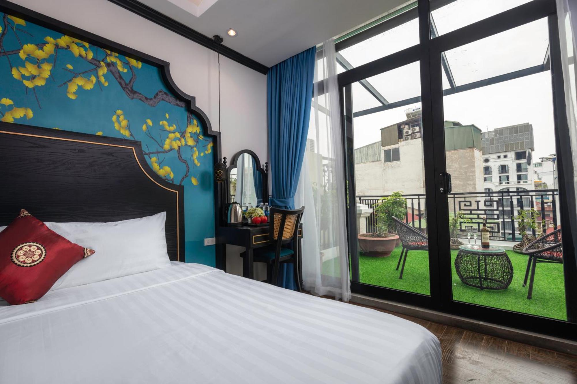 Queen Light Hotel Hanoi Bagian luar foto